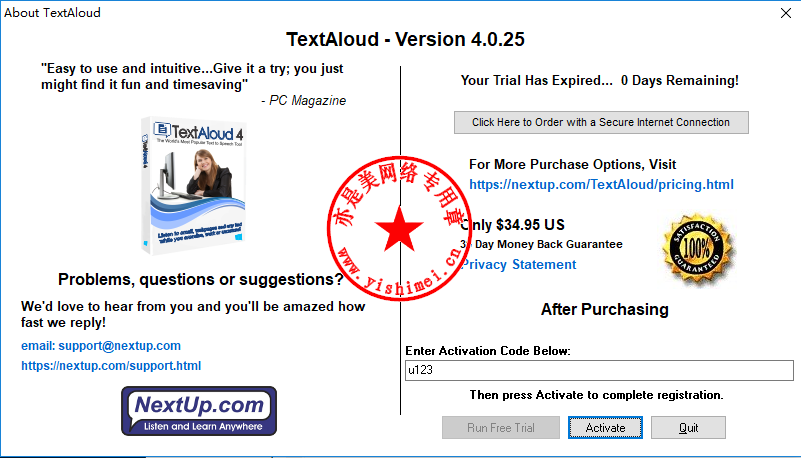 download the new version for mac NextUp TextAloud 4.0.72